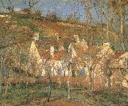 Red roof Camille Pissarro